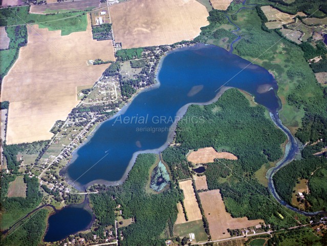 Barton Lake in Kalamazoo County, Michigan